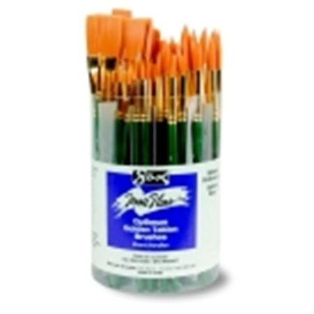 Sax Sax Optimum Golden Taklon Paint Brush Set; Green; Set - 72 404637